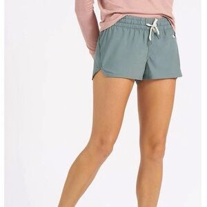 Vuori Women's Clementine Athletic Running Short Oregano Woodblock Size Small